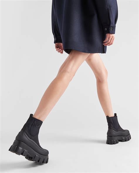 prada monolith boots tall|prada monolith gabardine.